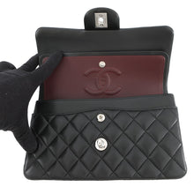 将图像加载到图库查看器中，CHANEL Matelasse W Flap ChainShoulder Bag BlackA01113 Lambskin Size 23
