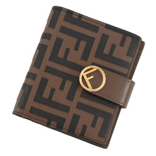 Load image into Gallery viewer, FENDI FENDI Bifold Wallet Brown8M0386 Leather
