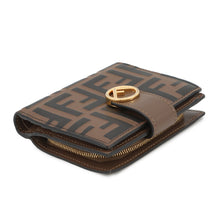 Load image into Gallery viewer, FENDI FENDI Bifold Wallet Brown8M0386 Leather

