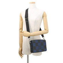 Load image into Gallery viewer, LOUIS VUITTON Studio messenger Noir/BlueN50037 Damier Infini Leather3D
