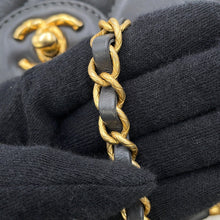 Load image into Gallery viewer, CHANEL Matelasse Top Handle ChainShoulder Bag GrayAS4956 Lambskin
