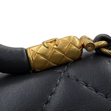 Load image into Gallery viewer, CHANEL Matelasse Top Handle ChainShoulder Bag GrayAS4956 Lambskin
