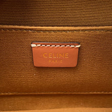 将图像加载到图库查看器中，CELINE Triomphe Mini Camera Shoulder Bag Tan10J582 PVC Leather
