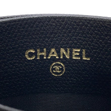 Load image into Gallery viewer, CHANEL COCO Button Card Case Black Leather
