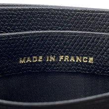 Load image into Gallery viewer, CHANEL COCO Button Card Case Black Leather
