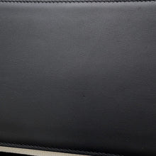 将图像加载到图库查看器中，HERMES H Ambie Tote Bag Black/Ecru Toile H Swift Leather Size GM
