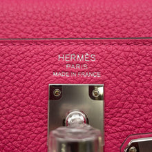 将图像加载到图库查看器中，HERMES Kelly Retourne Rose mexico Togo Leather Size 25
