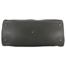 Load image into Gallery viewer, Valextra Valextra Iside 2-Way Travel Bag Gray Leather

