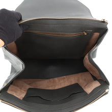 Load image into Gallery viewer, Valextra Valextra Iside 2-Way Travel Bag Gray Leather
