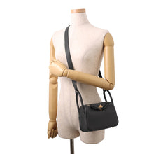 将图像加载到图库查看器中，HERMES Lindy Black Taurillon Clemence Size Mini
