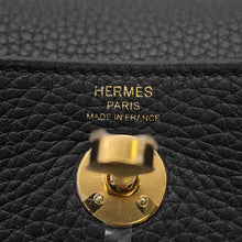 将图像加载到图库查看器中，HERMES Lindy Black Taurillon Clemence Size Mini
