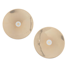Load image into Gallery viewer, LOUIS VUITTON Splendor Set of 2 Bread Plates Gold/WhiteR95951 Porcelain
