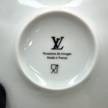 Load image into Gallery viewer, LOUIS VUITTON Splendor Set of 2 Bread Plates Gold/WhiteR95951 Porcelain
