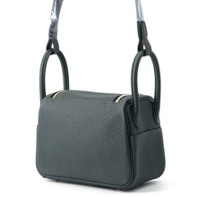 Load image into Gallery viewer, HERMES Lindy Vert Mangrove Taurillon Clemence Size Mini
