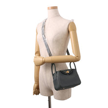 Load image into Gallery viewer, HERMES Lindy Vert Mangrove Taurillon Clemence Size Mini
