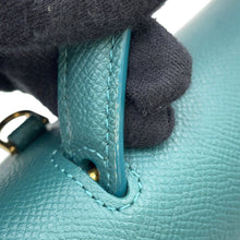 将图像加载到图库查看器中，CELINE Belt bag Blue Green189003 Calf Leather Size Nano
