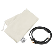 将图像加载到图库查看器中，LOEWE Flamenco Clutch Shoulder Bag BlackA411FC1XBF Napa Calf Leather Size Medium
