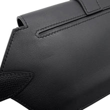 将图像加载到图库查看器中，HERMES elan pocket Black Swift Leather
