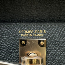 将图像加载到图库查看器中，HERMES Kelly Disorder Vert Mangrove Epsom Size 20
