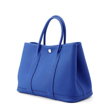 Load image into Gallery viewer, HERMES Garden Party Blue france Negonda Leather Size TPM
