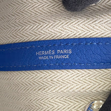 Load image into Gallery viewer, HERMES Garden Party Blue france Negonda Leather Size TPM
