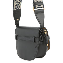 将图像加载到图库查看器中，LOEWE Gate Dual Bag Mini BlackA650N46X13 Leather
