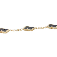 将图像加载到图库查看器中，Van Cleef &amp; Arpels Vintage Alhambra Bracelet 5 motifsVCARA41300 18K Yellow Gold
