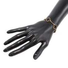 将图像加载到图库查看器中，Van Cleef &amp; Arpels Vintage Alhambra Bracelet 5 motifsVCARA41300 18K Yellow Gold
