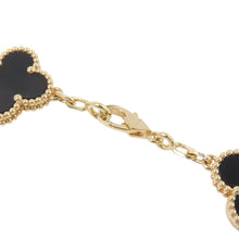 将图像加载到图库查看器中，Van Cleef &amp; Arpels Vintage Alhambra Bracelet 5 motifsVCARA41300 18K Yellow Gold
