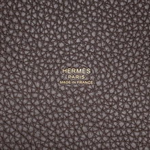 将图像加载到图库查看器中，HERMES Picotin Lock Ebene Taurillon Clemence Size PM
