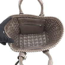 将图像加载到图库查看器中，BALENCIAGA Bistro basket Greige671342 Patent Leather Size XS
