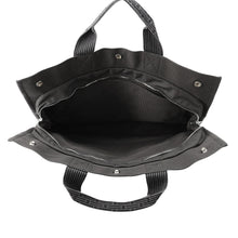 将图像加载到图库查看器中，HERMES Her Line Tote Gray Canvas Size MM
