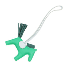 将图像加载到图库查看器中，HERMES Rodeo Menthe/Malachite/Blue Brume Lambskin Size PM
