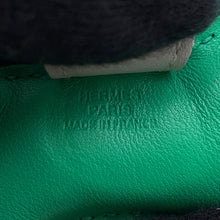将图像加载到图库查看器中，HERMES Rodeo Menthe/Malachite/Blue Brume Lambskin Size PM
