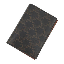 将图像加载到图库查看器中，CELINE Triomphe Passport Cover Tan4M3432AK1.04BT PVC Leather
