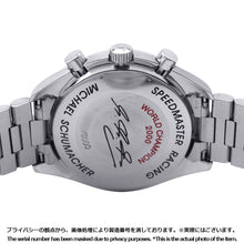 Load image into Gallery viewer, OMEGA Speedmaster Racing Michael Schumacher Limited Edition 6000 units W39mm Stainless Steel Black Dial3518.50
