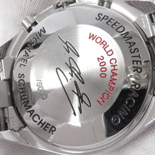 Load image into Gallery viewer, OMEGA Speedmaster Racing Michael Schumacher Limited Edition 6000 units W39mm Stainless Steel Black Dial3518.50
