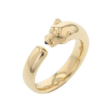 Load image into Gallery viewer, CARTIER PANTHERE de Cartier Ring Size 56/#16 SMB4230100 18K Yellow Gold
