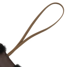 将图像加载到图库查看器中，HERMES Buddy Bag Charm Chocolat/Etoupe Lambskin Mouton
