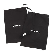 Load image into Gallery viewer, CHANEL CC Logo Low Cut Sneakers BlackG35617 Fabric Calf Leather Size 38
