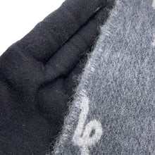 Load image into Gallery viewer, Berluti Scritto Pattern Scarf Gray Wool 100%
