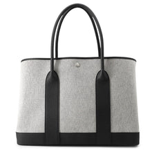 Load image into Gallery viewer, HERMES Neo Garden Voyage Ecru/Black Toile Offiche Negonda Leather
