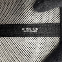 Load image into Gallery viewer, HERMES Neo Garden Voyage Ecru/Black Toile Offiche Negonda Leather
