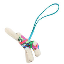 将图像加载到图库查看器中，HERMES Buddy Bag Charm Aloha Blue Hydra/Vert Comics Lambskin Mouton
