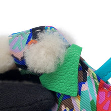 将图像加载到图库查看器中，HERMES Buddy Bag Charm Aloha Blue Hydra/Vert Comics Lambskin Mouton
