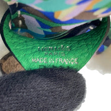 将图像加载到图库查看器中，HERMES Buddy Bag Charm Aloha Blue Hydra/Vert Comics Lambskin Mouton
