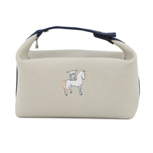 将图像加载到图库查看器中，HERMES BRIDE A BLACK CABRIO Grease pail Canvas Size GM
