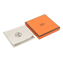 Load image into Gallery viewer, HERMES Torsade Open Bangle Size T4 Brown Metal Leather
