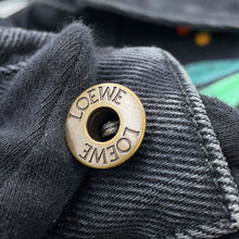 Load image into Gallery viewer, LOEWE 24 Stainless Steel SUNA FUJITA Collaboration Denim Jacket Size Chronomat 44 BlackH526Y50W15 Cotton100%
