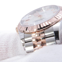 将图像加载到图库查看器中，ROLEX Lady-Datejust 28 W28mm Stainless Steel K18PG White Shell Dial279171NG
